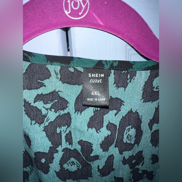 SHEIN green leopard dress size 4X - Picture 5 of 5